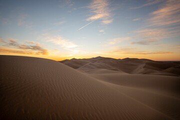 Fototapeta na wymiar Glamis Sand Dunes in Imperial County California