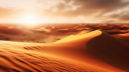 Fototapeta na wymiar desert dunes as a background at sunset