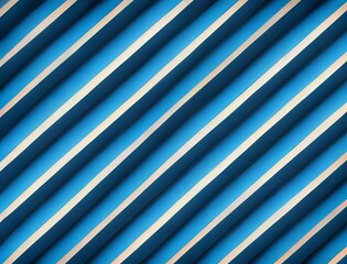 Obraz premium Abstract diagonal white and blue strips background. Used for wallpaper, wrapping paper, backdrops. Generative AI