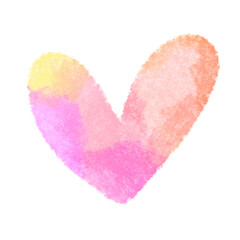 watercolor handmade hearts on a white background. recommended for printing on paper and fabric, create patterns and use Valentine`s Day for the holiday