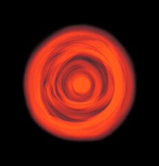 赤い光、渦