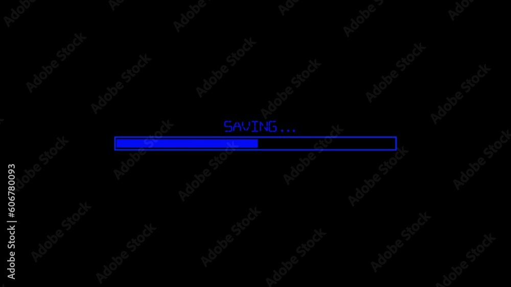 Poster futuristic progress loading bar 0-100 percent on black background