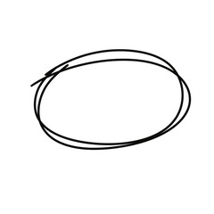 Hand drawn speech bubble doodle