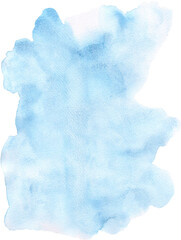 Blue sky Watercolor Texture Hand-painted