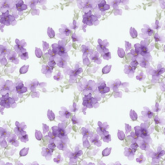 Fototapeta na wymiar lilac flowers on white background
