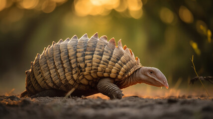 Armadillo created with Generative AI technology