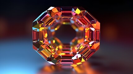 3D render of the benzene ring, emphasizing its symmetrical hexagonal structure.