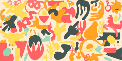 Creative Exotic Jungle Plants Modern Floral Seamless Pattern for Trendy Designs