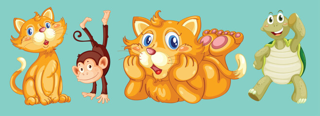 Set of wild animal By The greatest graphics