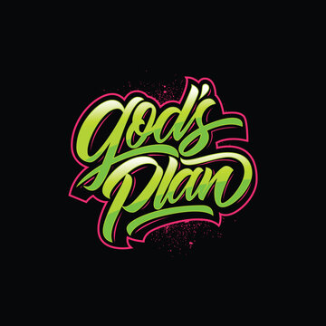 Gods Plan Typography