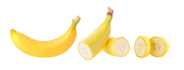 banana isolated on  transparent png