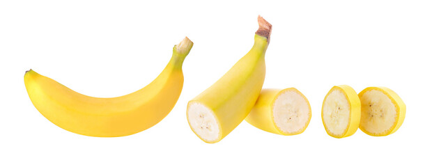 banana isolated on  transparent png