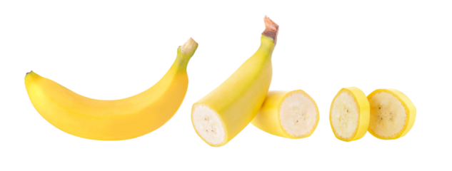 banana isolated on  transparent png