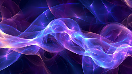 The abstraction of quantum entanglement background wallpaper. generative AI