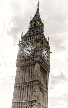 Contraluz del Big Ben de Londres