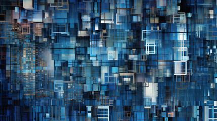 Fototapeta na wymiar The manifestation of digital inequality background wallpaper. generative AI