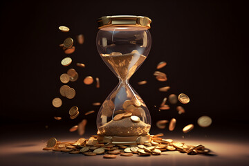 Time is money. ai - obrazy, fototapety, plakaty