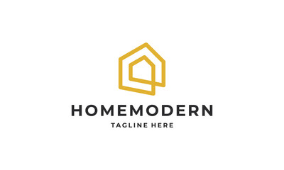 Fototapeta premium Home, house, real estate, building modern logo design vector
