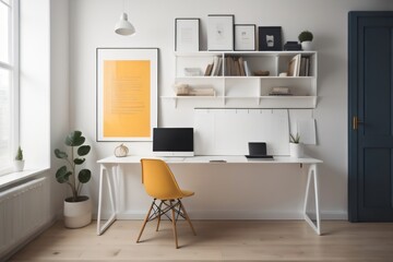 Ai Generated minimalist wall background