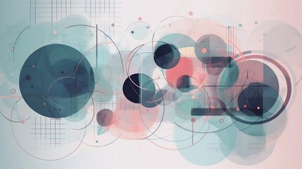 abstract background with speakers