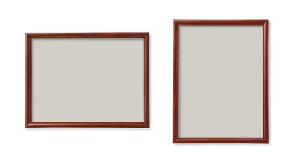 Blank picture frame isolated PNG transparent