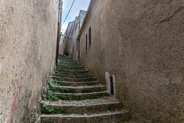 Fototapeta na wymiar medieval Sicilian village