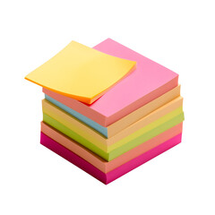 colored sticky notes transparent background