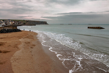 Day D. Normandy landings. Colleville-Sur-Mer. Normandy. France.