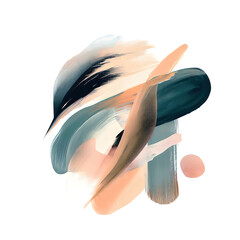 Creative color blending watercolor. Abstract brush strokes art background