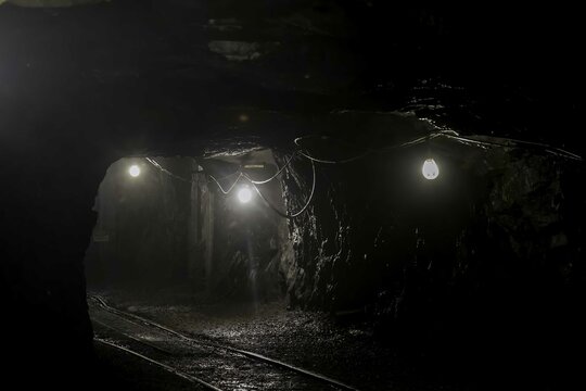 Entrance tunnel to coal mine