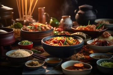 Asian Restaurant Food