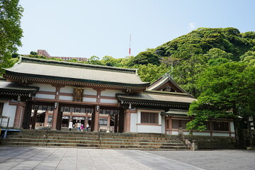 Terukuni-jinja Shrine in Kagoshima, Japan - 日本 鹿児島 照國神社