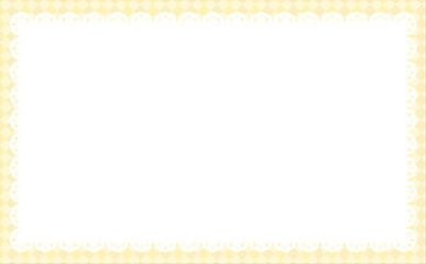 ダイヤ柄の背景　オレンジ　ミックスカラー