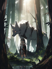 The wolf that rules the forest.