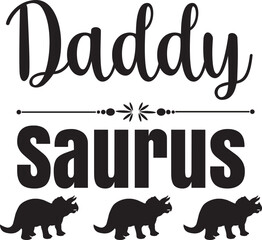 Daddy Saurus svg