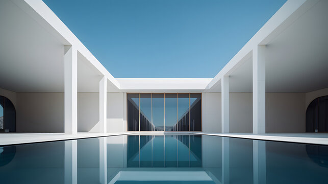 Modern House. Generative AI
