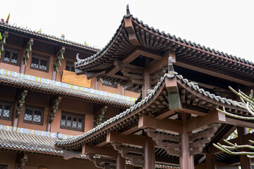 Obraz premium Ancient buildings of luxurious ancient Chinese traditional royal gardens