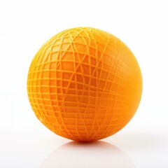 Squash ball isolated on white background. Generative AI