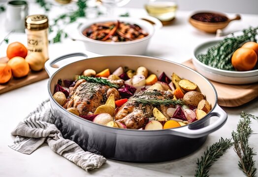 Indulge in French Tradition: Coq au Vin - A Culinary Masterpiece - Gen Ai