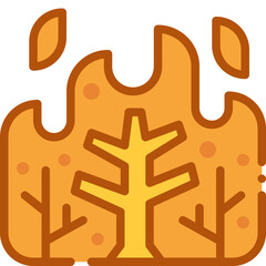 wildfire two tone icon