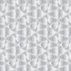 Fototapeta premium Flowers dan hexagon pattern chart gray flooring vector background