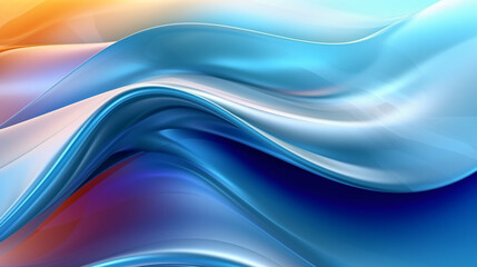 Fototapeta premium Colorful wavy background with soft color. Generative AI
