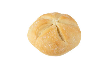 Round bread loaf with cuts radiating from the centre isolated transparent png. Wheat bun. Bakery...