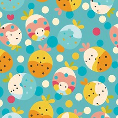 Seamless pattern egg