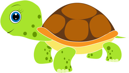 cute turtle vector 