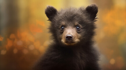 bear cub in nature " generativa IA "