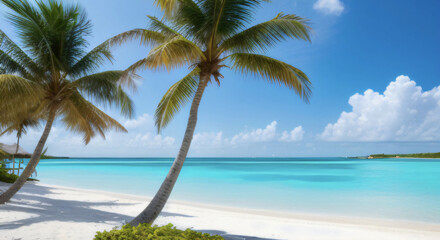 Plakat Bahamas Beach 