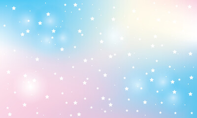 Vector background with pink gradient and stars