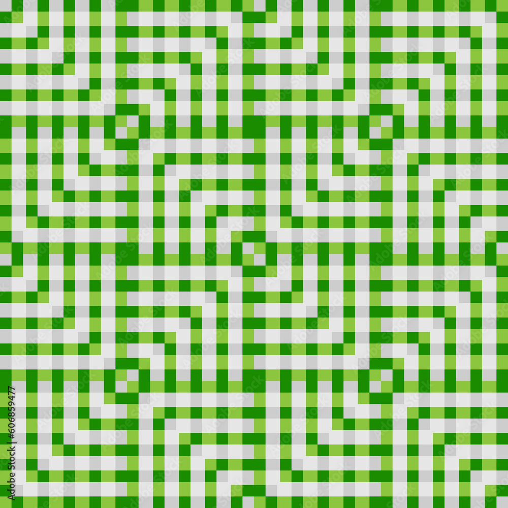 Poster abstract repeating seamless geometric pattern