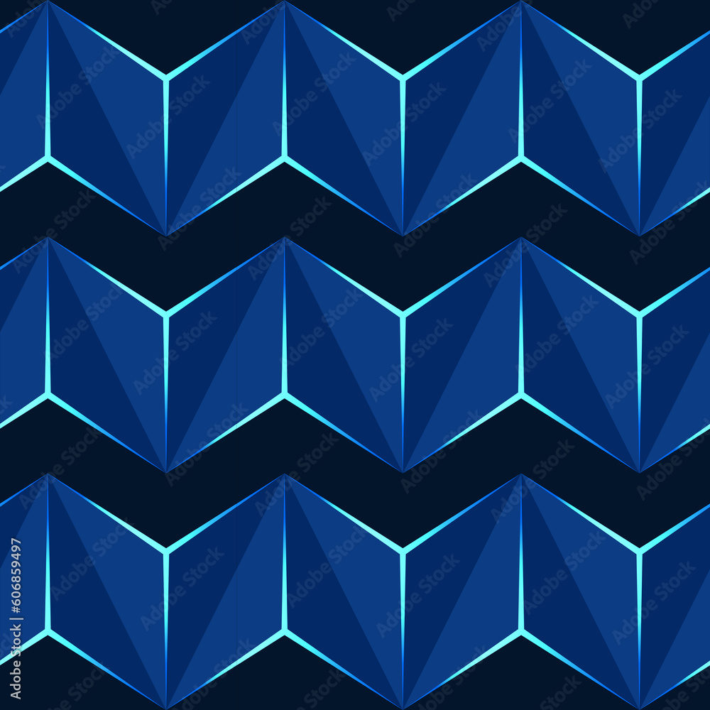 Poster abstract repeating seamless geometric pattern